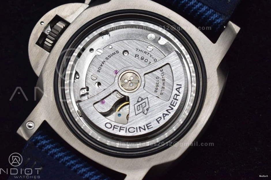 P NY Submersible 997 TI Tit VSF PAM985 Mike Timeless Blue Horn 0725